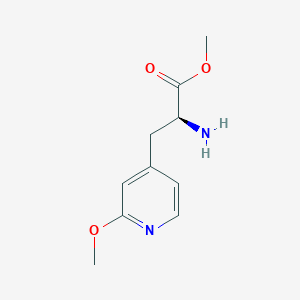 (S)-methyl 2-amino-3-(2-methoxypyridin-4-yl)propanoate