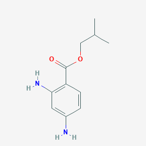 molecular formula C11H16N2O2 B8283266 Isobutyl-2,4-diaminobenzoate 