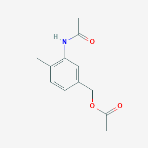 3-(acetoxymethyl)-6-methyl-N-(acetyl)aniline