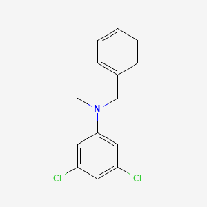 molecular formula C14H13Cl2N B8283333 N-benzyl-3,5-dichloro-N-methylaniline 