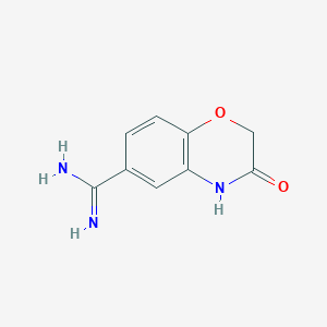 3-Oxo-3,4-dihydro-2H-benzo[1,4]oxazine-6-carboxamidine