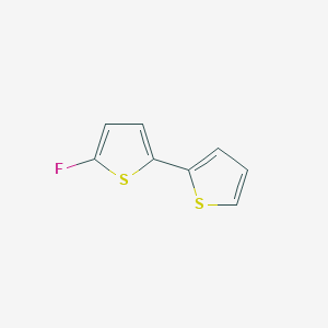 molecular formula C8H5FS2 B8283402 2-(5-Fluoro-2-thienyl)thiophene 