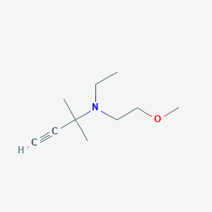 molecular formula C10H19NO B8283427 (1,1-Dimethyl-prop-2-ynyl)-ethyl-(2-methoxy-ethyl)-amine 