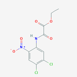 molecular formula C10H8Cl2N2O5 B8283435 ethyl-N-(4,5-dichloro-2-nitro-phenyl)oxamate 