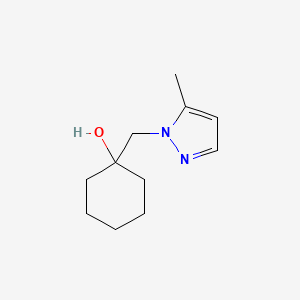 1-((5-methyl-1H-pyrazol-1-yl)methyl)cyclohexanol