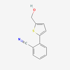 2-[5-(Hydroxymethyl)thiophen-2-yl]benzonitrile