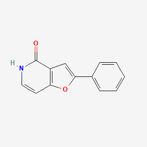 molecular formula C13H9NO2 B8283576 2-phenylfuro[3,2-c]pyridin-4(5H)-one 
