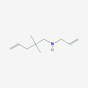 molecular formula C10H19N B8283628 Allyl-(2,2-dimethyl-pent-4-enyl)-amine 