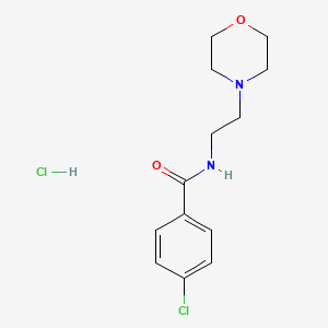 p-chloro-N-(2-morpholinoethyl)-benzamide hydrochloride