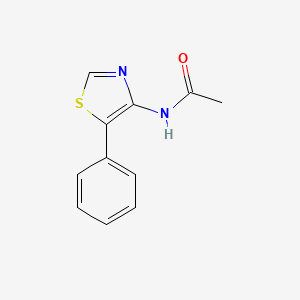 molecular formula C11H10N2OS B8283718 4-Acetamido-5-phenylthiazole 
