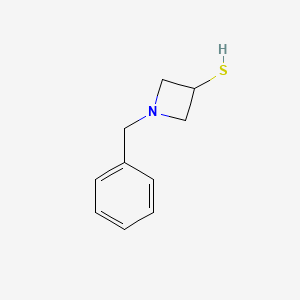 molecular formula C10H13NS B8283723 1-Benzyl-azetidine-3-thiol 