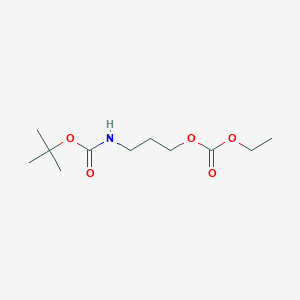 3-[(tert-Butoxycarbonyl)amino]propyl ethyl carbonate
