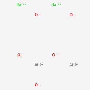 molecular formula Al2Ba2O5 B082838 四氧化二铝钡 CAS No. 12004-04-5