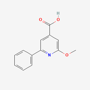 2-Methoxy-6-phenyl-isonicotinic acid