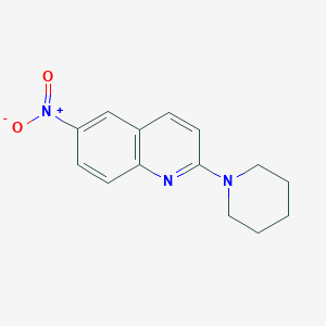 6-Nitro-2-piperidin-1-ylquinoline