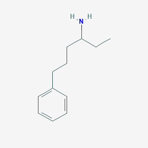 molecular formula C12H19N B8283955 1-Ethyl-4-phenylbutylamine 