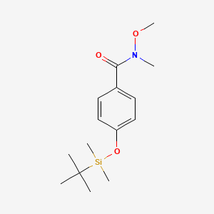 4-[[tert-butyl(dimethyl)silyl]oxy]-N-methoxy-N-methylbenzamide