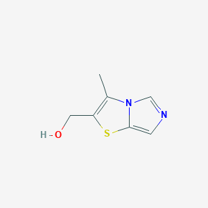 molecular formula C7H8N2OS B8283998 2-Hydroxymethyl-3-methylimidazo[5,1-b]thiazole 