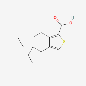 5,5-Diethyl-4,5,6,7-tetrahydro-benzo[c]thiophene-1-carboxylic acid