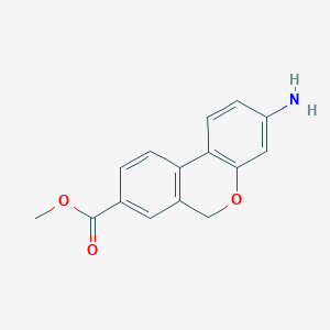 3-Amino-6H-benzo[c]chromene-8-carboxylic acid methyl ester