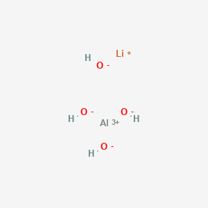 molecular formula AlH4LiO4 B8284132 Aluminium lithium tetrahydroxide CAS No. 94277-65-3