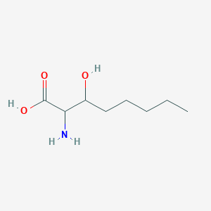 molecular formula C8H17NO3 B8284134 2-Amino-3-hydroxyoctanoic acid CAS No. 50730-84-2
