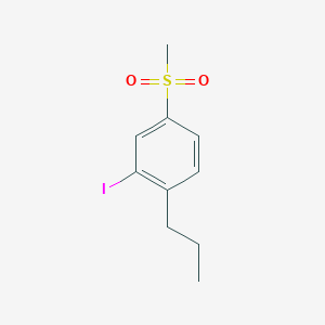 2-Iodo-4-(methylsulfonyl)-1-propylbenzene