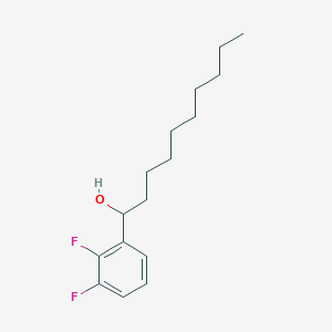 molecular formula C16H24F2O B8284187 (2,3-Difluorophenyl)decan-1-ol 