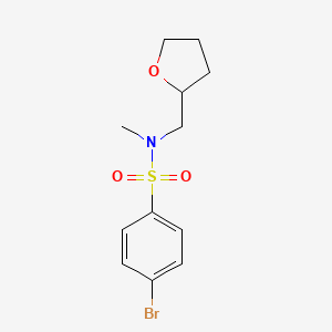 4-bromo-N-methyl-N-(tetrahydro-furan-2-ylmethyl)-benzenesulfonamide