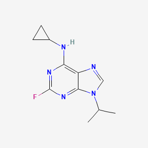 N-Cyclopropyl-2-fluoro-9-isopropyl-9H-purin-6-amine