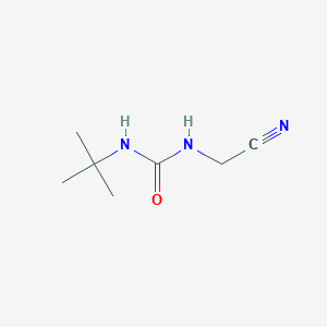 molecular formula C7H13N3O B8284379 N-cyanomethyl-N'-(1,1-dimethylethyl)urea 