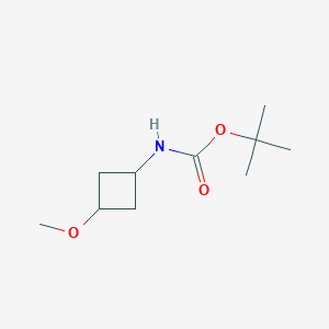 molecular formula C10H19NO3 B8284397 (cis-3-Methoxycyclobutyl)carbamic acid tert-butyl ester 