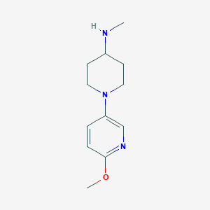 1-(6-methoxypyridin-3-yl)-N-methylpiperidin-4-amine