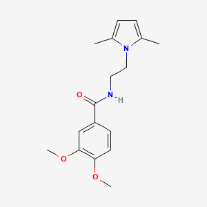 N-(2-(2,5-Dimethyl-1-pyrrolyl)ethyl)-3,4-dimethoxybenzamide