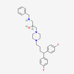 1-(4,4-Bis(4-fluorophenyl)butyl)-4-(2-hydroxy-3-phenylmethylaminopropyl)piperazine