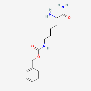 (S)-2-amino-6-(benzyloxycarbonylamino)hexanamide