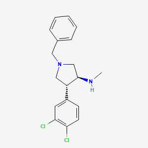 (3S,4R)-1-benzyl-4-(3,4-dichlorophenyl)-N-methylpyrrolidin-3-amine