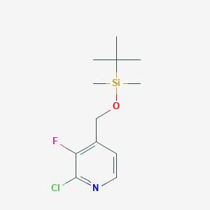 4-(Tert-butyldimethylsilyloxymethyl)-2-chloro-3-fluoropyridine