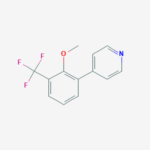 4-(2-Methoxy-3-(trifluoromethyl)phenyl)pyridine