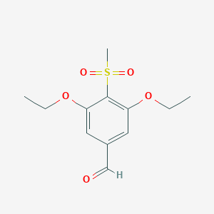 3,5-Diethoxy-4-methysufonyl-benzaldehyde