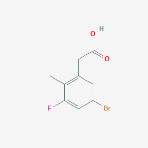 (5-Bromo-3-fluoro-2-methyl-phenyl)-acetic acid