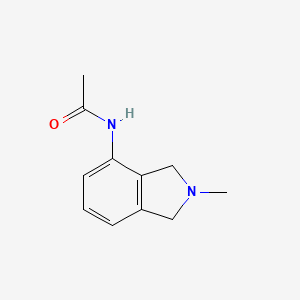 N-(2,3-dihydro-2-methyl-1H-isoindol-4-yl)acetamide