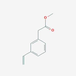 molecular formula C11H12O2 B8284573 Methyl 2-(3-vinylphenyl)acetate 