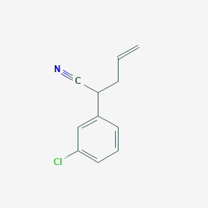 2-(3-Chlorophenyl)pent-4-enenitrile