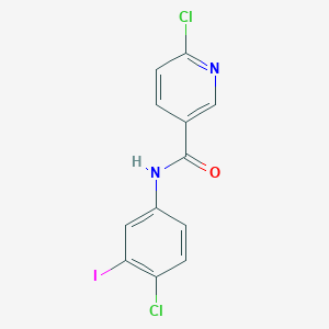 6-Chloro-N-(4-chloro-3-iodo-phenyl)-nicotinamide