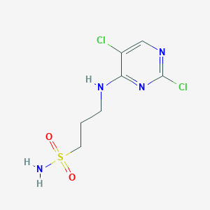 molecular formula C7H10Cl2N4O2S B8284750 [2-(2,5-Dichloro-pyrimidin-4-ylamino)-ethyl]-methanesulfonamide 