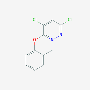 4,6-Dichloro-3-(2-methylphenoxy)pyridazine