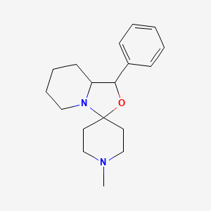 1'-Methyl-1-phenylhexahydrospiro[oxazolo[3,4-a]pyridine-3,4'-piperidine]