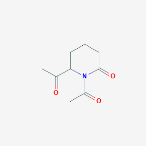 molecular formula C9H13NO3 B8284871 n,6-Diacetyl-piperidin-2-one 