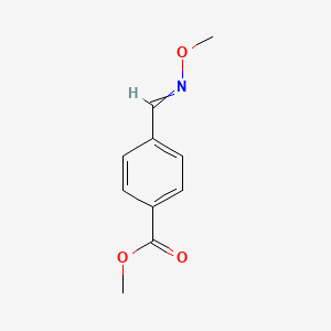 molecular formula C10H11NO3 B8284896 4-Carbomethoxybenzaldehyde o-methyloxime 